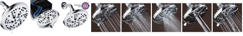 Aquadance High Pressure 6-Setting Premium Rain Shower Head